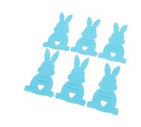 Zisemeil Easter Bunny Money Holder, Cute Felt Bunny Money for Cash Gifts and Small Bills, with Light Blue Felt Material for Kids Adults Easter Party Decoration