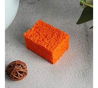 Zisemeil FX Makeup Sponge with Wound for Blood Scars for Halloween Christmas Rubber Orange Light 5.5 x 3 x 3 cm (Thin Hole)