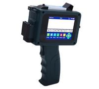 Zisemeil Handheld Inkjet Printer, 4.3 Inch LED Touch Screen with Adjustable Print Height 2 12.7mm, 600DPI Resolution for Date Number Barcode on Wood Plastic Fabric