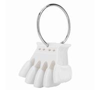 Zisemeil Nail Color Card Easy Coloring 50pcs Compact Plastic Nail Tips Display Stick for Manicure Varnish (White)