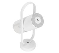 Zisemeil Portable Mini Humidifier, 360° Rotating Bracket 7 Colors Projection Light Whispering Silent Cool Fog, with Timer Auto Shut Off, for Home Office Travel Baby Room (White)