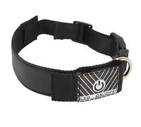 Zisemeil Programmable LED Neck Band, Monochrome Polyester Tape, Attractive, User-friendly, Rechargeable Safety Collar for Dogs, Flashing, for the Outdoor Area (Yellow)