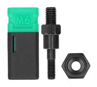 Zisemeil Rivet Nut Gun Tip Riveter Head Manual Riveter Tip Alloy Steel Integrally Formed Anti Paint Black M6 Replacement Part with Stable Performance for Rivet Gun Tool
