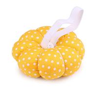 Zisemeil Sewing Pencil Cushion, Wrist Wearable Comfortable Pumpkin Gellist Pin Pillow Beautiful Fabric Colors for Needle Work (3 Size)