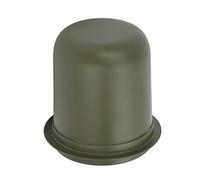 Zisemeil Stainless Steel Dosing Cup, 150ml 58mm Hands Free Universal Coffee Powder Cup with Seamless Powder Connection for Most Coffee Machines (OD Green)