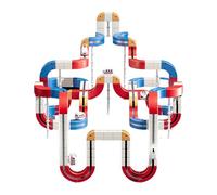 Zisemeil 【title】Gravity Defying Electric Set for Kids with DIY Building Blocks