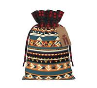 ZISHAK Native American Pattern Fabric Gift Bag-Delicately Styled For Special Occasions-Ideal For Festival,Anniversaries