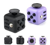 ZISHAN 2 Pcs Fidget Cube, Figet Cube, Fidget Toy Cube Infinity Cube Fidget Cubes Fidgit Cube, Portable & Convenient, Idea for Occasion Like Birthdays Thanksgiving Halloween New Year or Any Other Party