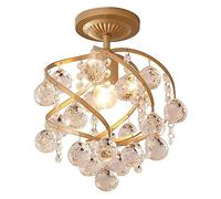 zishuo shop Wallps, American Close to Ceililights, Luxurious Crystal Ceilingp, Semi Fmount Ceililight Fixtures for Hall Entrance Porch Corridor Bar Balcony