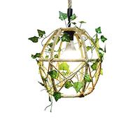 zishuo shop Wallps, Imitation of Real Greenps American Country Iron Art Hemp Rohangingps E27 Light Source Island Light Liviroom Diniroom Illumination Lights Fixture