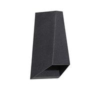 zishuo shop Wallps, Led Outdoor Wall Light Waterproof Ip65 Modern Trapezoid Aluminum Wallp 12W up Down Outside Sconce Lights Fixture 3000K for Corridor Courtyard Walkway Park Terrace,Black/Black/a