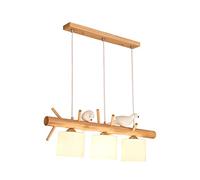 zishuo shop Wallps, Lights for Liviroom, Modern Nordic Restaurant Restaurant Tableprsonality Wood Bird Bedroom Diniroomp