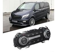 ZiStarlilife 1 Climate Control Switch Panel for Mercedes Vito for METRIS W447 W448 V260 2016-2023, Black ABS Interior Replacement Part with OE A4779004518