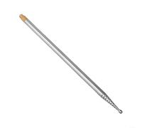 ZiStarlilife 1 Pack 25M Stainless Steel Whip Antenna for PAC12 JPC-7 HF Radio, Retractable 338CM Portable Design with 10mm Screw for Outdoor Communication Silver(1PCS)