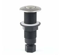 ZiStarlilife 1 Pack Air Switch Replacement Button for Garbage Disposal and Geyser, 25mm Stainless Steel Push Button for Kitchen Food Waste Processor, Silver