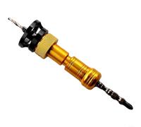 ZiStarlilife 1 Pack Countersink Drill Bit for Woodworking Step Drilling and Screw Installation with Adjustable Depth Stopper High-Speed Steel Alloy Red for DIY Home Projects(B)