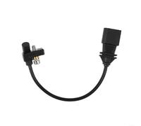 ZiStarlilife 1 Pack Crankshaft Position Sensor for BMW E46 E81 E87 E90 E60 X5 X3, OEM 13627809334 13627787192, Plastic Black Auto Engine Part for Racing Repair