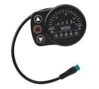 ZiStarlilife 1 Pack Electric Bicycle LED Display Meter KT-900S with 5 Pin SM Interface, 6KM/H Boost and Headlight Control for Quantum Controller E-Bike Scooter Riding(5pin waterproof interface)