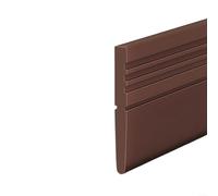 ZiStarlilife 1 Pack Extra Thick 5mm TPE Door Bottom Seal Strip Soundproof Weatherstrip for Blocking Drafts Dust and Insects in Home Office Winter Brown(Brown)