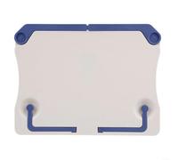 ZiStarlilife 1 Pack Folding Music Stand For Desktop, Portable Abs Book Holder With Adjustable Angle, Stable Table Top Sheet Music Rest For Musicians Students(White)