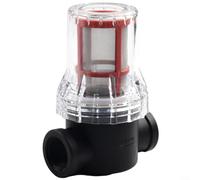 ZiStarlilife 1 Pack Garden Pond Inline Mesh Strainer Water Pump Filter for Irrigation High Flow Pipeline Debris Protection Black Plastic 121x88x52cm(B)