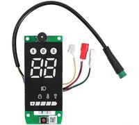 ZiStarlilife 1 Pack LCD Display Instrument Panel for Xiaomi Electric Scooter 4 Lite 2nd Gen, Clear Battery Status Monitor, ABS Material Green, Outdoor Commuting