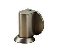 ZiStarlilife 1 Pack Magnetic Door Stopper Floor Mounted No Drill Zinc Alloy Adjustable 5-22mm Gap Silent Catch for Home Office Bedroom Black(antique bronze)