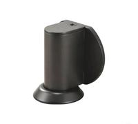 ZiStarlilife 1 Pack Magnetic Door Stopper Floor Mounted No Drill Zinc Alloy Adjustable 5-22mm Gap Silent Catch for Home Office Bedroom Black(gray)