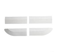 ZiStarlilife 1 Pack Silicone Threshold Ramp For Robotic Vacuums, Easy Climbing Step Bar For Ecovacs Yunzhijia for ROBOROCK, Floor Protection Slope Pad 68-77Cm(Height 1.6cm white)