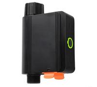 ZiStarlilife 1 Pack Smart Water Valve For Zigbee 3.0, Ip55 Sprinkler Controller With Voice Control, Automated Irrigation Timer For Garden Lawn Farming, Black(B)