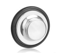 ZiStarlilife 1 Pack Stainless Steel Garbage Disposal Stopper for Insinkerator QCB-AM for Waste King for SINKMASTER for WHIRLAWAY, Brushed Finish for SPLASH Guard with Rubber Seal, Fits Standard