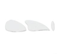 ZiStarlilife 1 Set Pretty Butterfly Quilting Templates, Clear Acrylic Cutting Rulers for Patchwork, 3 Sizes Sewing Tools for Home Decor and Family Crafts(S)