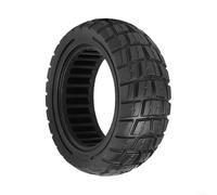 ZiStarlilife 1 x 90/65-65 Solid Tyre for Zero 11X for DUALTRON for KAABO Scooter, Deep Tread Off-Road Rubber Tire, Puncture Proof for Dirt for TRAIL Adventure, Black Red Line(Black)