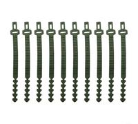 ZiStarlilife 10Pcs Tree Ties For Staking, Soft Rubber Plant Support Straps, Adjustable 24Cm For Garden Yard