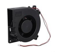 ZiStarlilife 120Mm Double Ball DC Fan 5V 12V 24V High Air Volume Cooling Blower, For Server RV Refrigerator, Cabinet, BBQ DIY Ventilation Exhaust Centrifugal Large Airflow(24V)