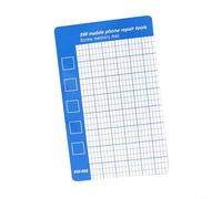ZiStarlilife 1Pc Magnetic Screw Mat 145x90mm Blue Non-Slip Memory Pad for Tiny Screws Holding Electronics Phone Laptop Repair Work Station