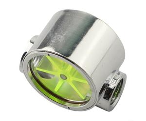 ZiStarlilife 1x G1/4 Water-Cooled Flowmeter with 5-Impeller Design for PC Cooling Loop, Brass and Acrylic Metal Indicator for Custom Liquid Cooling Systems