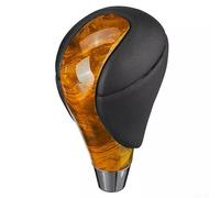 ZiStarlilife 1X Gear Shift Knob For Toyota For Lexus Automatic Transmission Shifter Handle Replacement With Pu Leather And Abs Material In Red Wood Grain(yellow wood grain)
