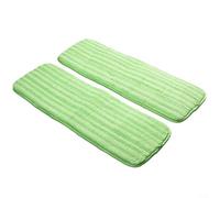 ZiStarlilife 2-Pack Reusable Mop Pads for Swiffer Sweeper XL, 12mm Thick Microfiber Refill for Wet Dry Cleaning on Hardwood Tile Laminate Floors, Green(2 PACK)