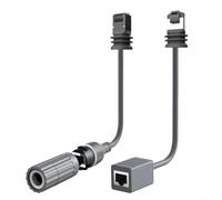 ZiStarlilife 2 Pack RJ45 Extension Adapter for Starlink for GEN3 for MINI, IP68 Waterproof Ethernet Coupler, 1200Mbps High Speed Connector for RV Yacht Camping Outdoor Use, Grey