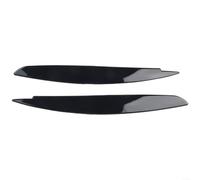 ZiStarlilife 2 Pairs Black Abs Headlight Eyebrows For Bmw 1 Series E87 E88 E81 E82 2004-2013, Stylish Cover Trim To Refresh Exterior Look