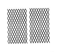 ZiStarlilife 2 Pcs Fireplace Ember Baffle Fireplace Ash Holders Fireplace Ember Retainer Mesh Fireplace Grates Ember Holder Measuring 7.5 By 11.8 Inches