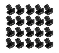ZiStarlilife 20 Pack Gas Stove Rubber Feet Bumpers Heat-Resistant Replacement Pads for Range Grates Burner Support Anti-Scratch Protectors Kitchen Cookware Accessories