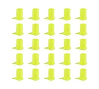 ZiStarlilife 25 Pack Wheel Nut Indicators, 21MM Yellow Wheel Nut Indicators Safety Dust Cap for Toyota for Hilux, for Nissan for Patrol, for Mazda BT50