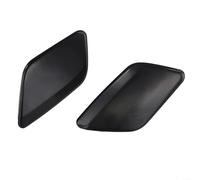 ZiStarlilife 2PCS Headlight Washer Cap Cover, Compatible With S60 2011-2013, Front Bumper Spray Nozzle Protector Replacement Parts Black ABS Plastic 39802681