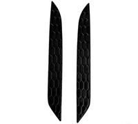 ZiStarlilife 2PCS Rear Bumper Reflectors For Golf 7-75, for honeycomb Trim Panel ABS Carbon Fiber Finish, Sporty Styling Upgrade For Car Exterior Decoration(Bright Black)