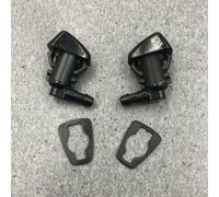 ZiStarlilife 2pcs Windshield Washer Nozzle Set for Dodge for NITRO 2007-2011 and for LIBERTY 2008-2013 55157319AA 4806312AA Black Plastic Replacement, Ideal for Vehicle Maintenance