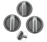 ZiStarlilife 3Pcs Heater Fan Control Knobs For Ford Pj Pk For Mazda Bt-50 Un 2006-2011, Abs A/C Switch Kit Interior Replacement Dashboard Repair