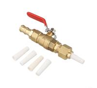 ZiStarlilife 4Pcs Sandblaster Nozzle Kit Valve Type 24/27/32/36mm Alumina Tips High-Carbon Steel for Rust Removal Paint Stripping for SURFACE Prep