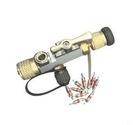 ZiStarlilife 5/16IN Valve Core Removal Tool With Sight Glass, Copper Alloy Dual Valve Extractor For R32 R410a AC Systems, Magnetic Design For Efficient HVAC Repair Without(B)